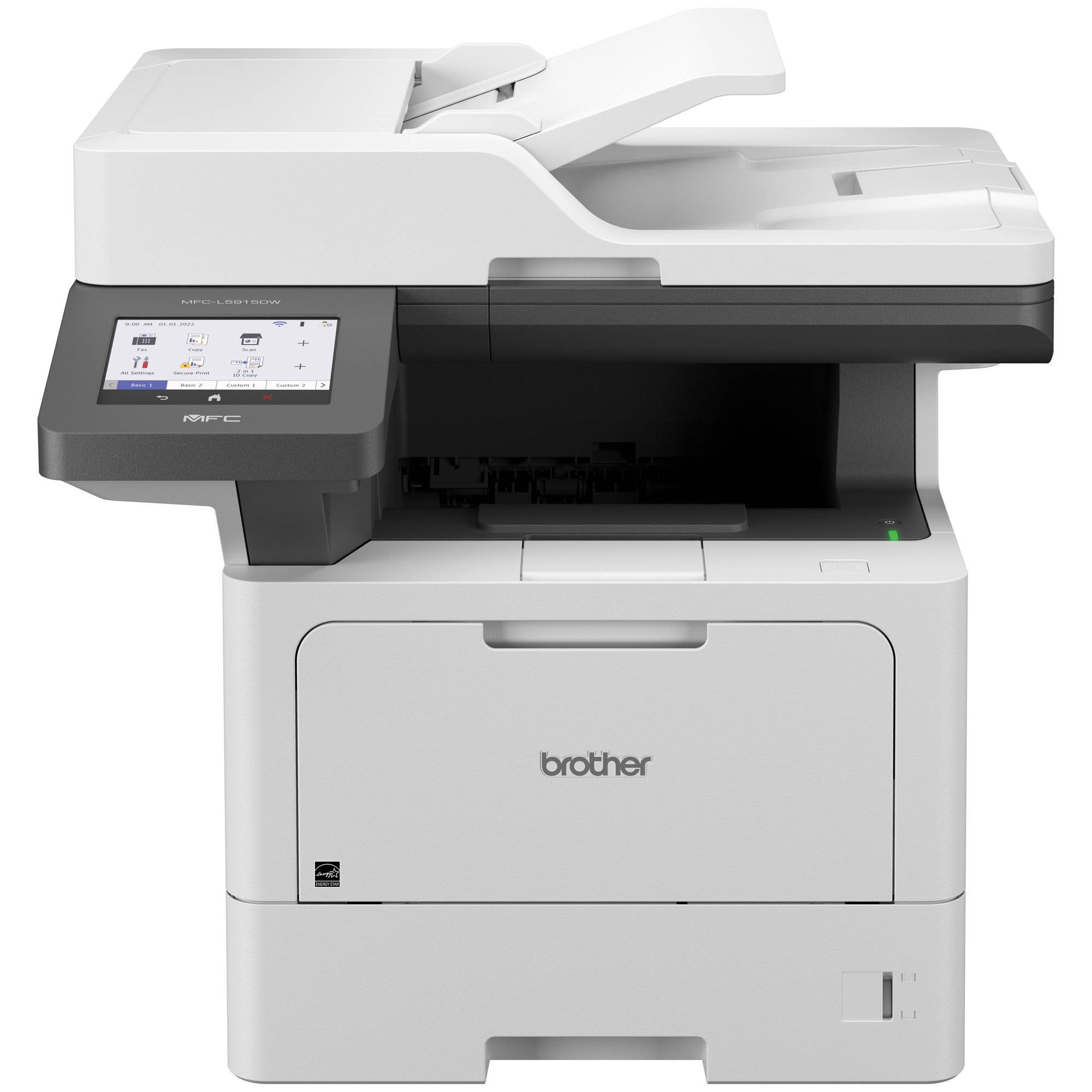 Multifuncional Láser Monocromático Brother MFCL5915DW - 52 ppm, Full Dúplex, Gigabit Ethernet, Wifi 2.4/5GHz, Cama Plana Oficio, Tóner de hasta 18, 000 págs Multifuncional Láser Monocromático Brother MFCL5915DW - 52 ppm, Full Dúplex, Gigabit Ethernet, Wifi 2.4/5GHz, Cama Plana Oficio, Tóner de hasta 18, 000 págs